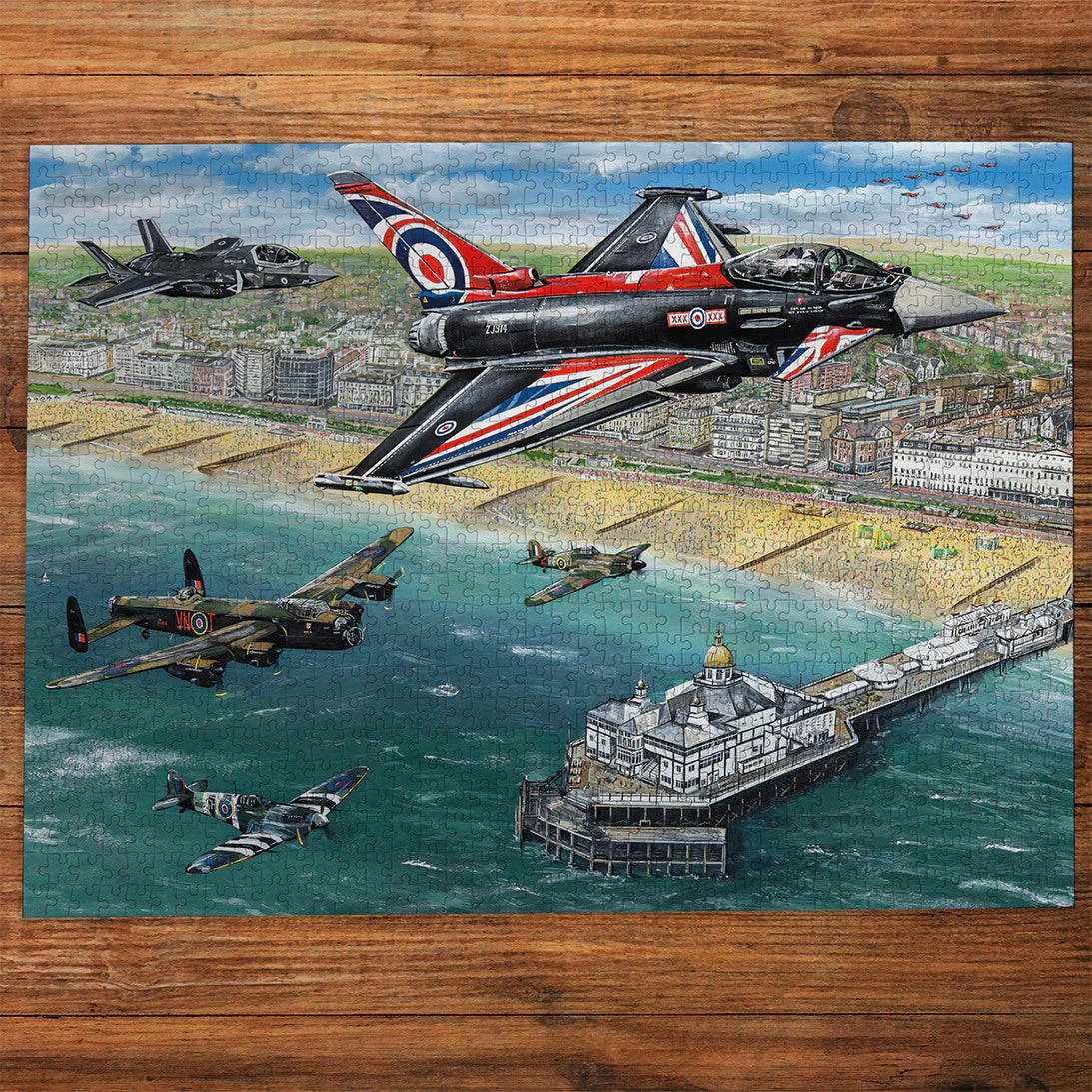 Gibsons Airshow Over Eastbourne 500 piece Jigsaw Puzzle - Image 3