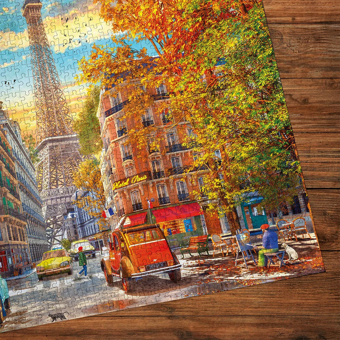 Gibsons Autumn in Paris 1000 piece Jigsaw Puzzle - Image 4