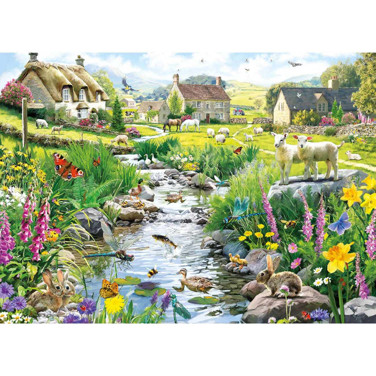 Gibsons Babbling Brook 1000 piece Jigsaw Puzzle - Image 2