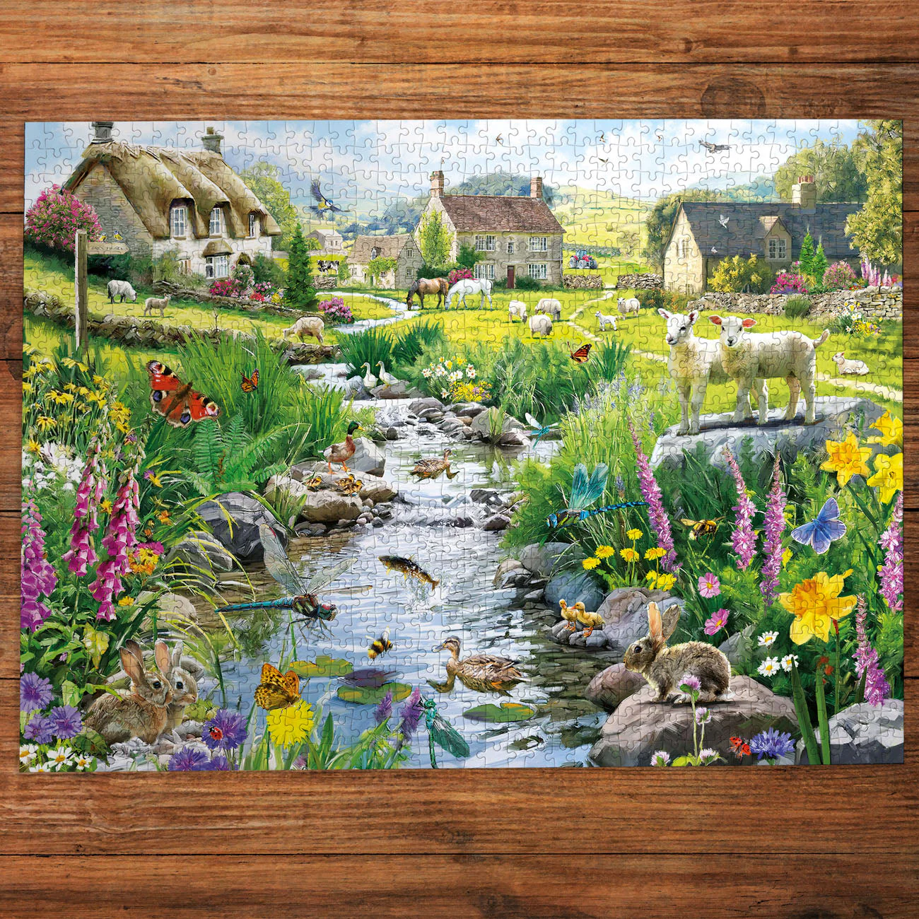 Gibsons Babbling Brook 1000 piece Jigsaw Puzzle - Image 3
