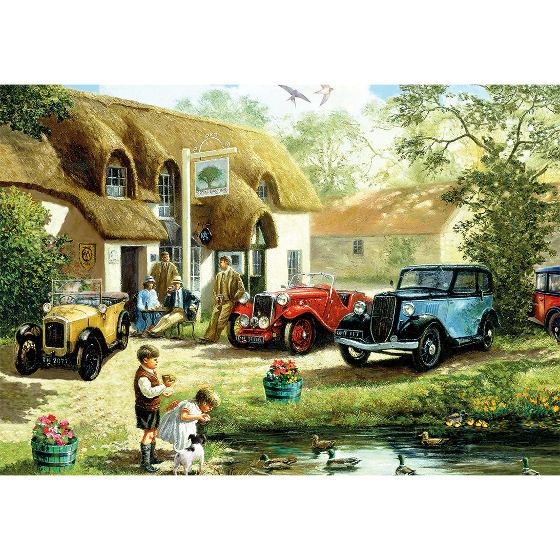 Gibsons Feeding the Ducks 500 piece Jigsaw Puzzle - Image 2