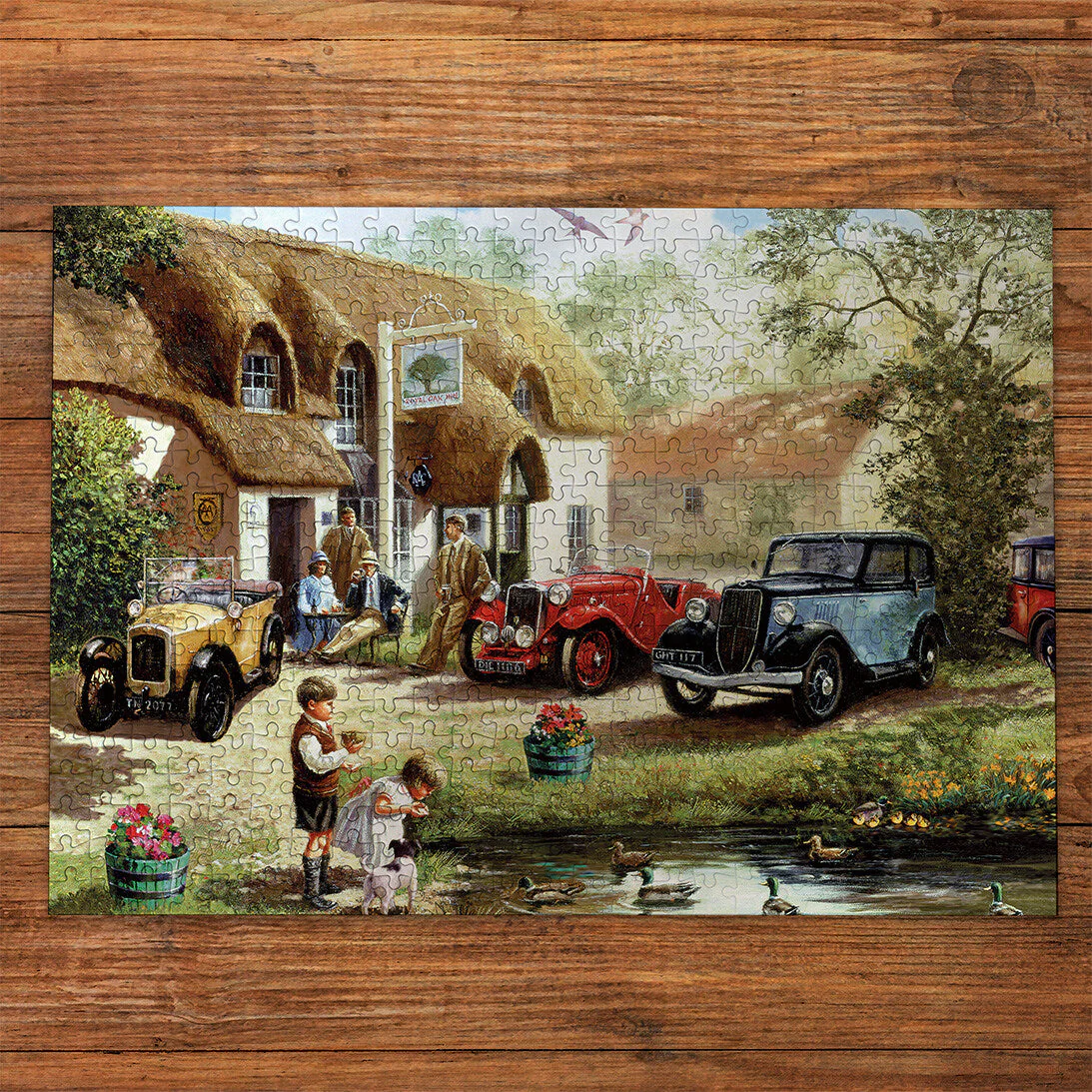 Gibsons Feeding the Ducks 500 piece Jigsaw Puzzle - Image 3