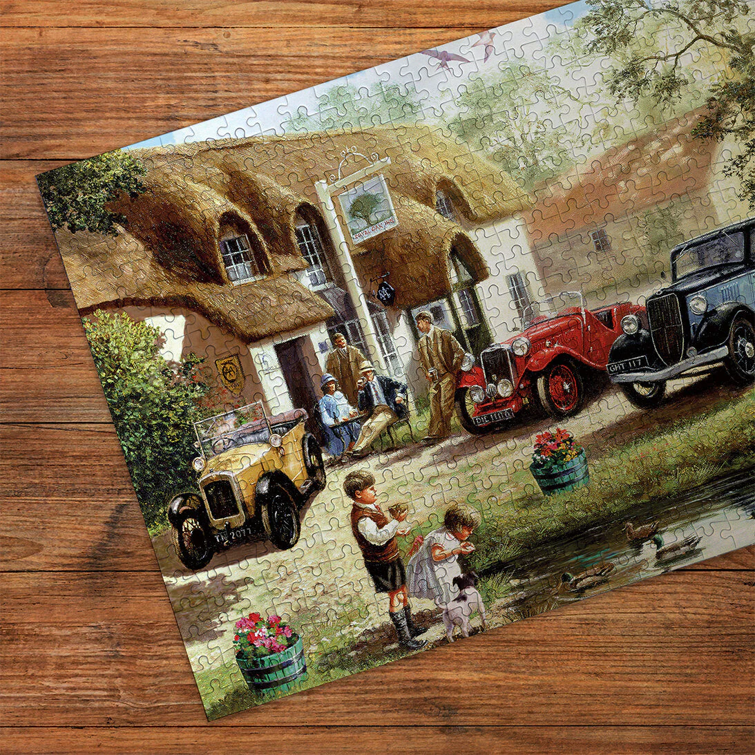 Gibsons Feeding the Ducks 500 piece Jigsaw Puzzle - Image 4