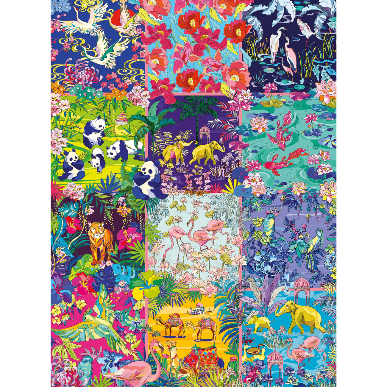 Gibsons House of Turnowsky: Nature's Carnival 1000 piece Jigsaw Puzzle - Image 2