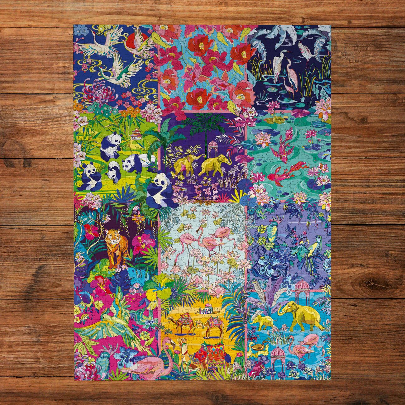 Gibsons House of Turnowsky: Nature's Carnival 1000 piece Jigsaw Puzzle - Image 3