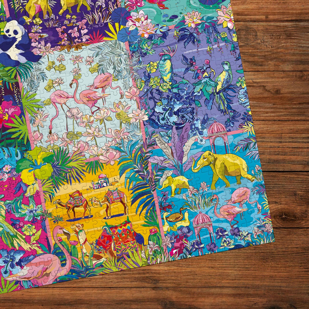 Gibsons House of Turnowsky: Nature's Carnival 1000 piece Jigsaw Puzzle - Image 4