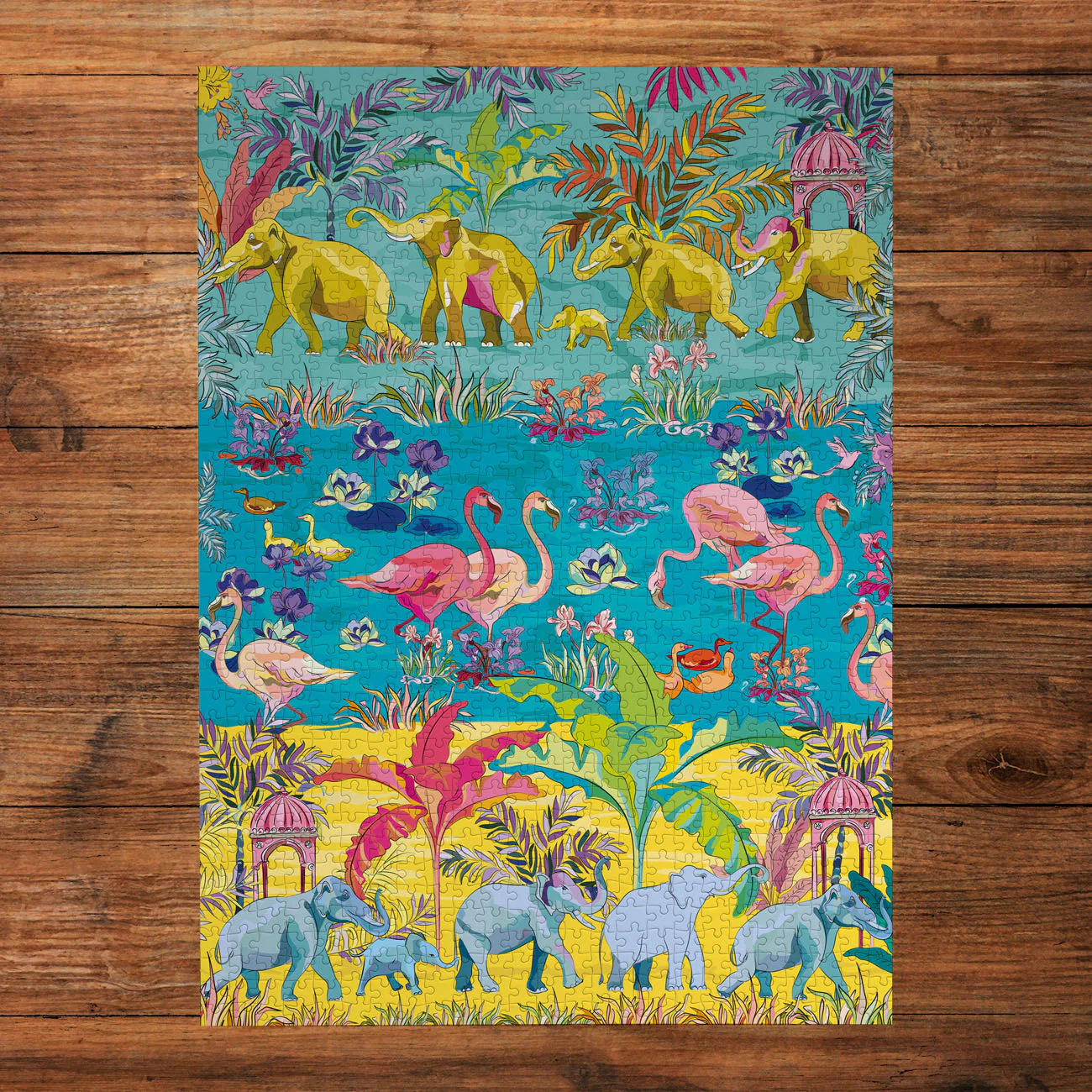 Gibsons House of Turnowsky: Tropical Oasis 1000 piece Jigsaw Puzzle - Image 3