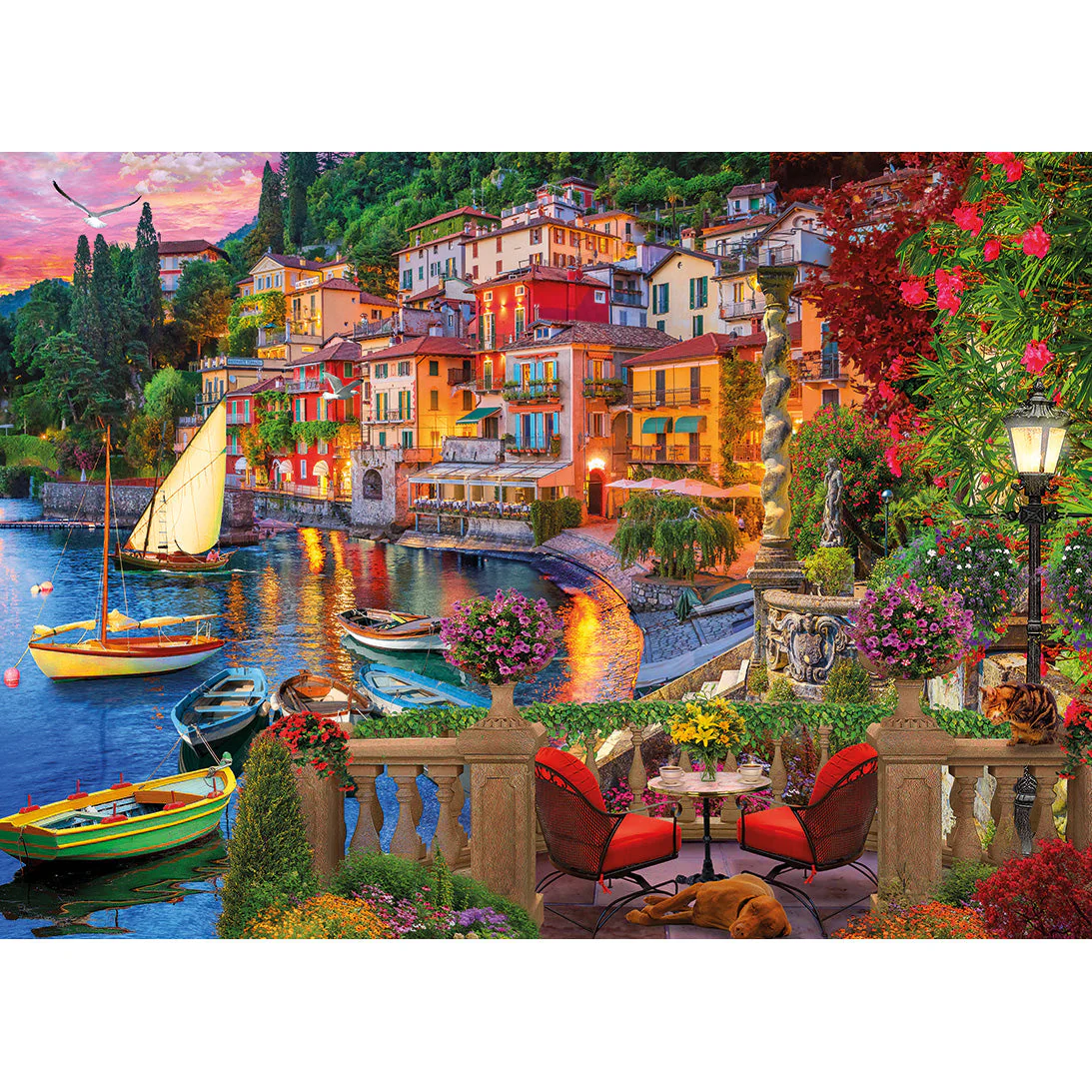 Gibsons Lake Como 1000 piece Jigsaw Puzzle - Image 2