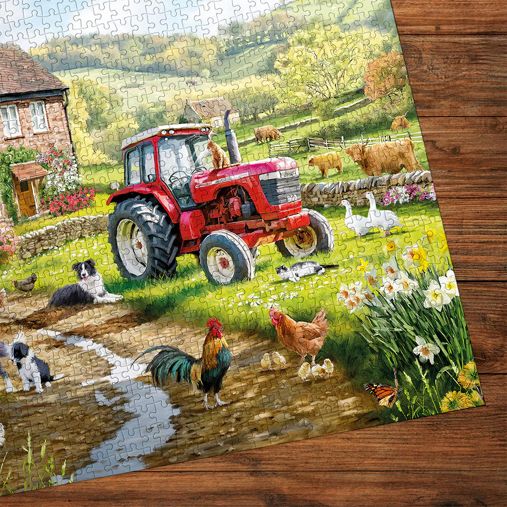 Gibsons Macneil Farm 500 X-Large piece Jigsaw Puzzle - Image 4