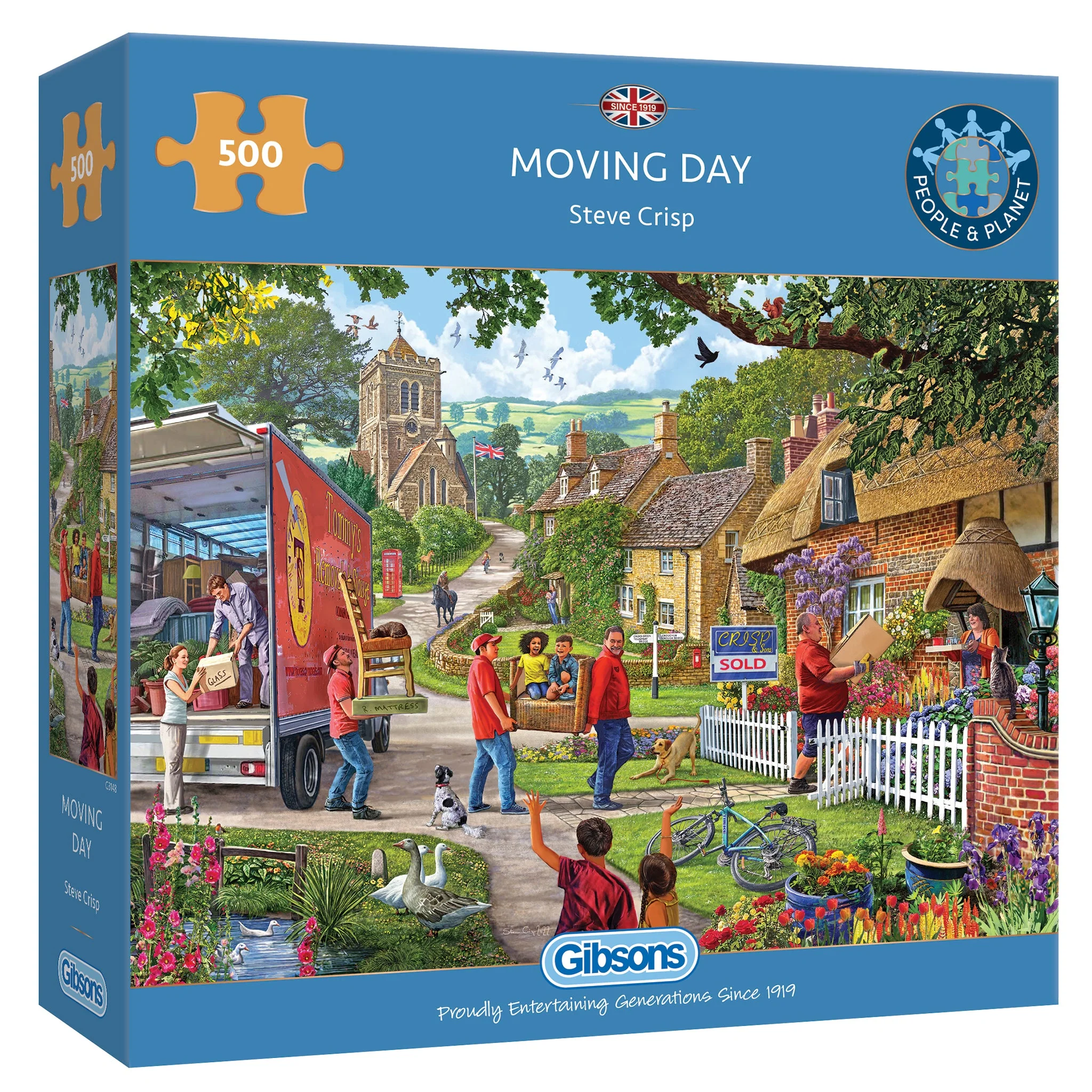Gibsons Moving Day 500 piece Jigsaw Puzzle