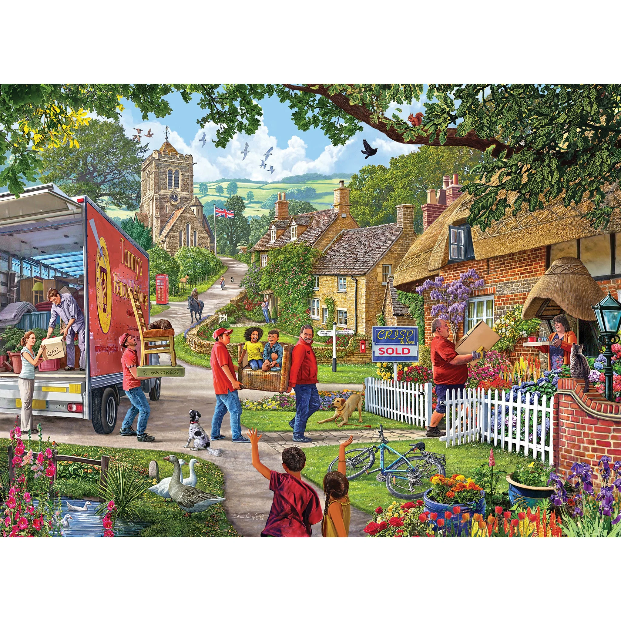 Gibsons Moving Day 500 piece Jigsaw Puzzle - Image 2