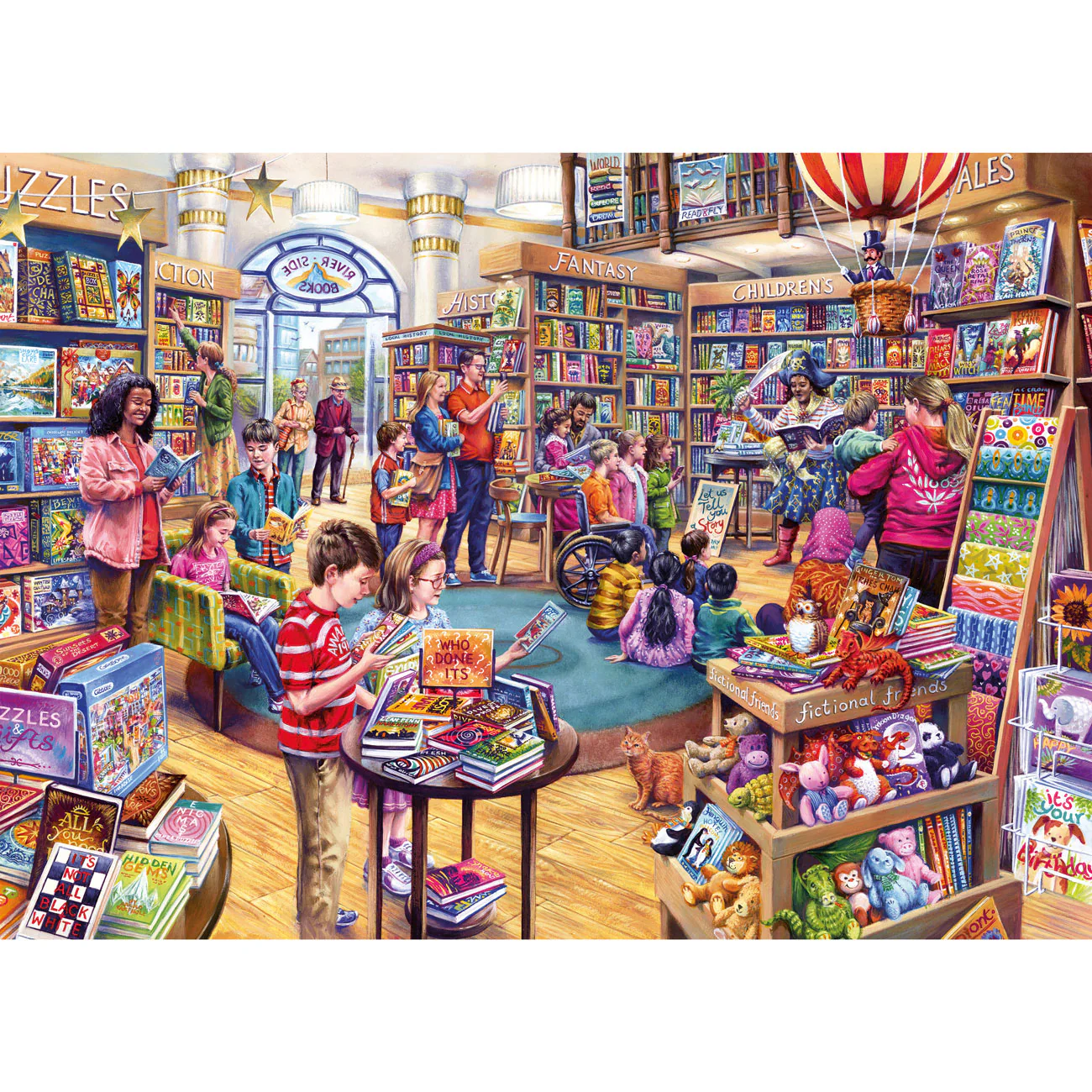 Gibsons Page Turners 500 X-Large piece Jigsaw Puzzle - Image 4