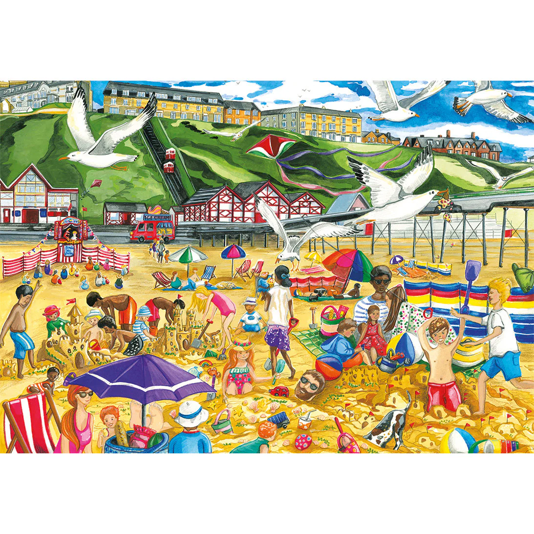 Gibsons Saltburn-by-the-Sea 500 piece Jigsaw Puzzle - Image 2
