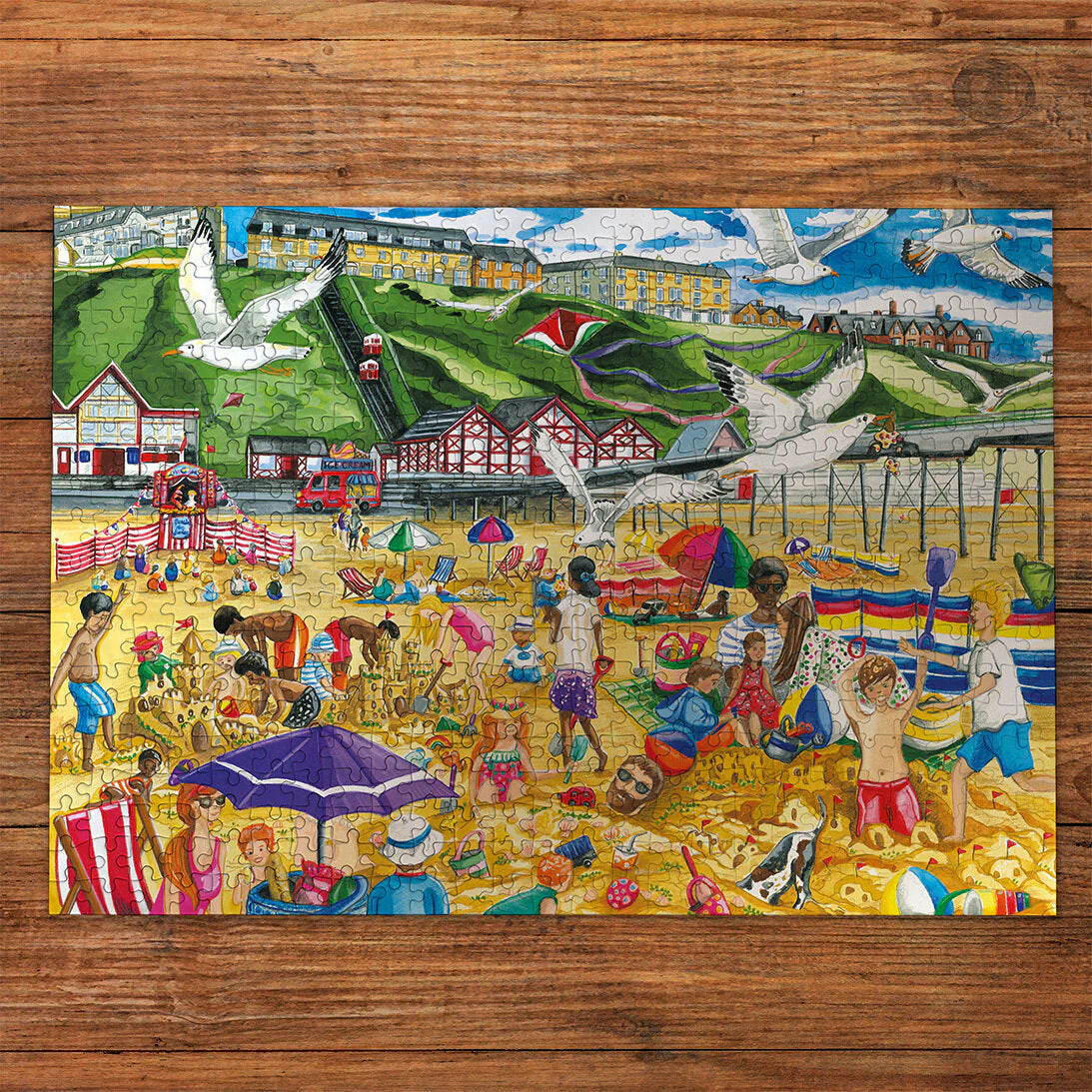Gibsons Saltburn-by-the-Sea 500 piece Jigsaw Puzzle - Image 3