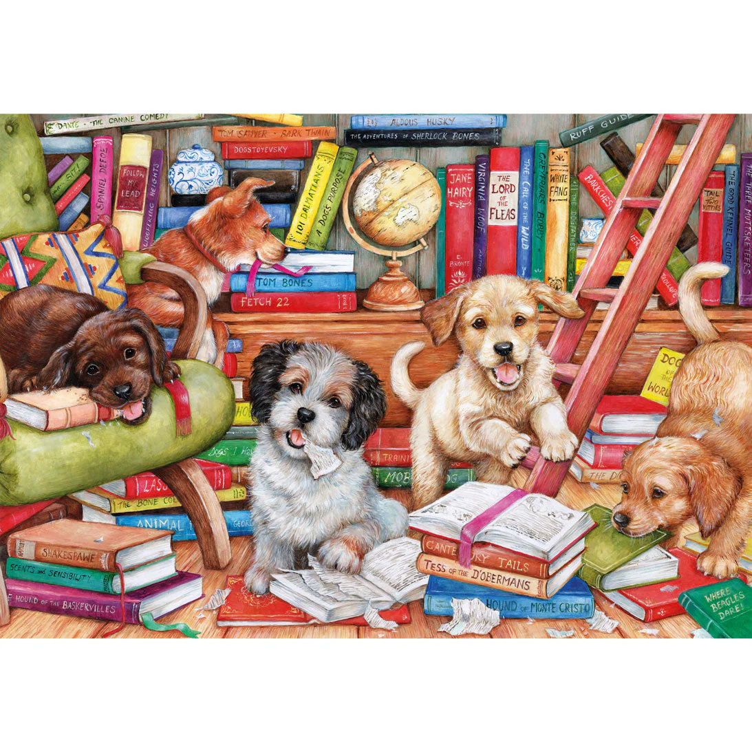 Gibsons Shaggy Dog Story 100 XX-Large Piece Jigsaw Puzzle - Image 2
