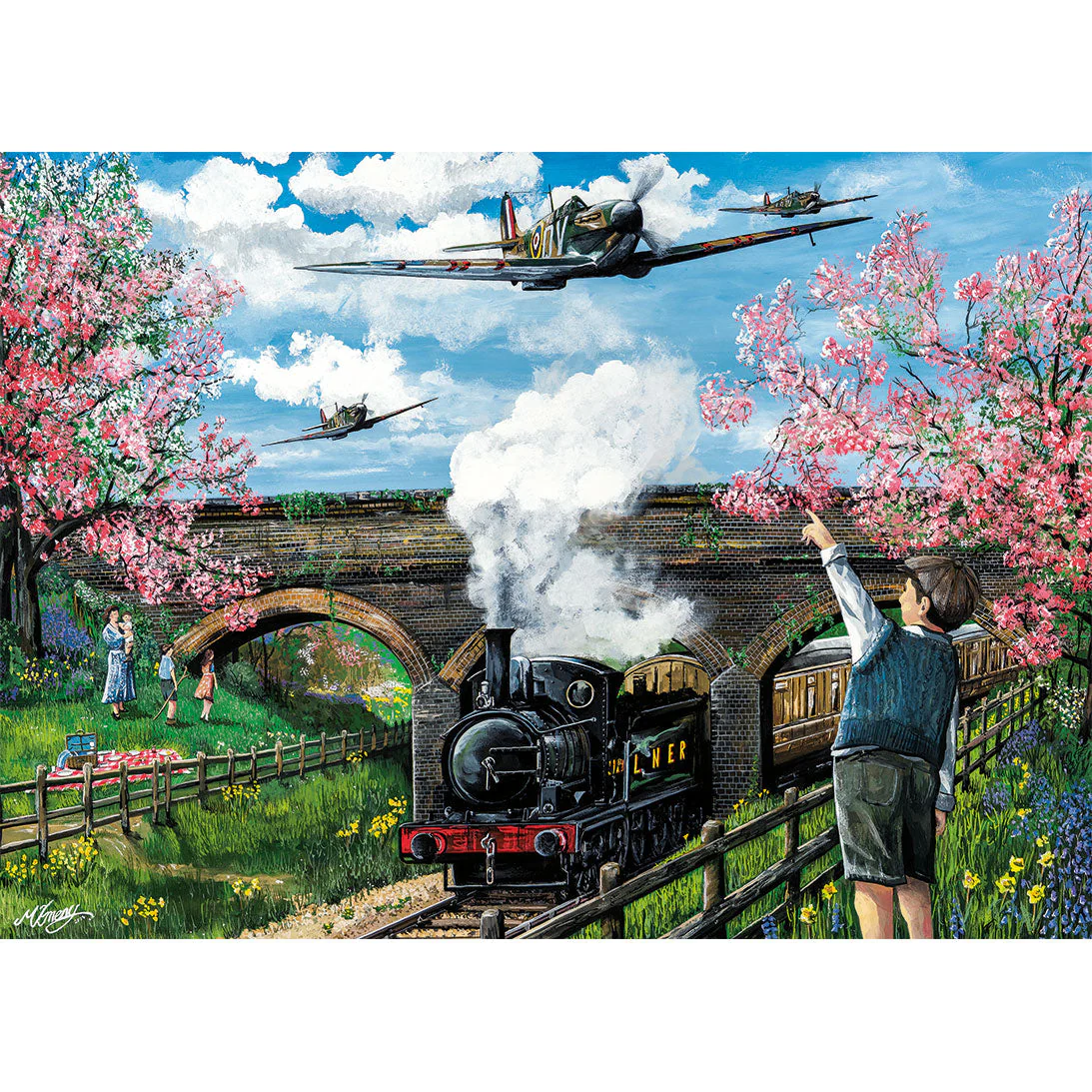 Gibsons Spitfire Surprise 1000 piece Jigsaw Puzzle - Image 4