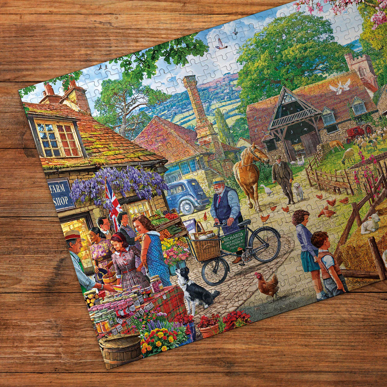 Gibsons The Farm Shop 100 XX-Large piece Jigsaw Puzzle - Image 3