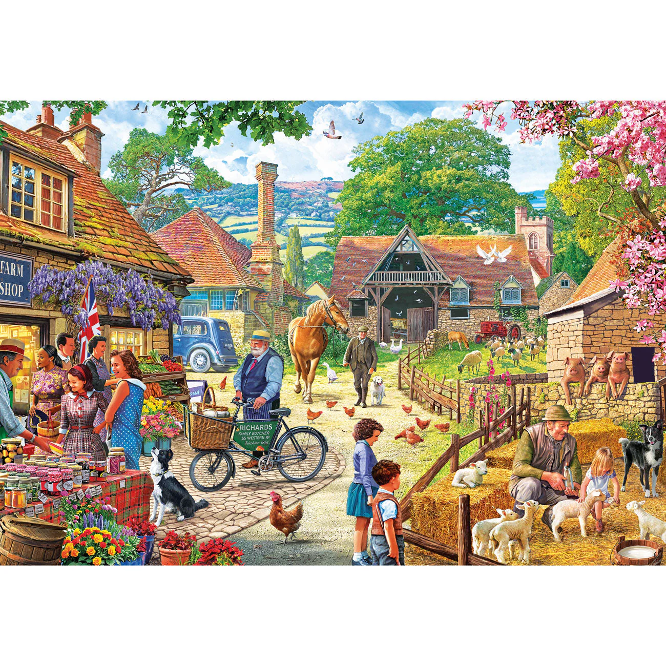 Gibsons The Farm Shop 100 XX-Large piece Jigsaw Puzzle - Image 4