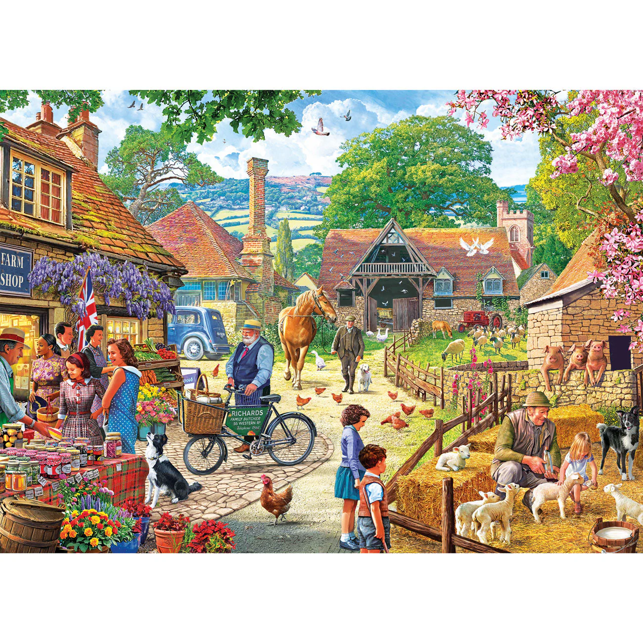 Gibsons The Farm Shop 1000 piece Jigsaw Puzzle - Image 2