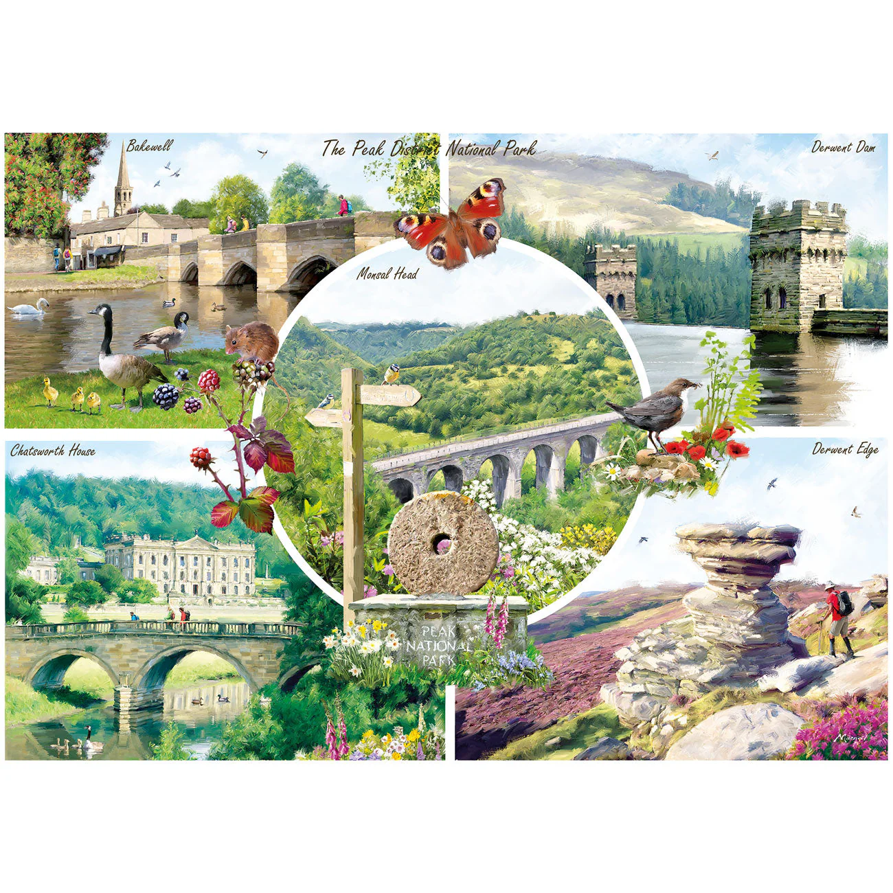 Gibsons The Peak District 1000 piece Jigsaw Puzzle - Image 2