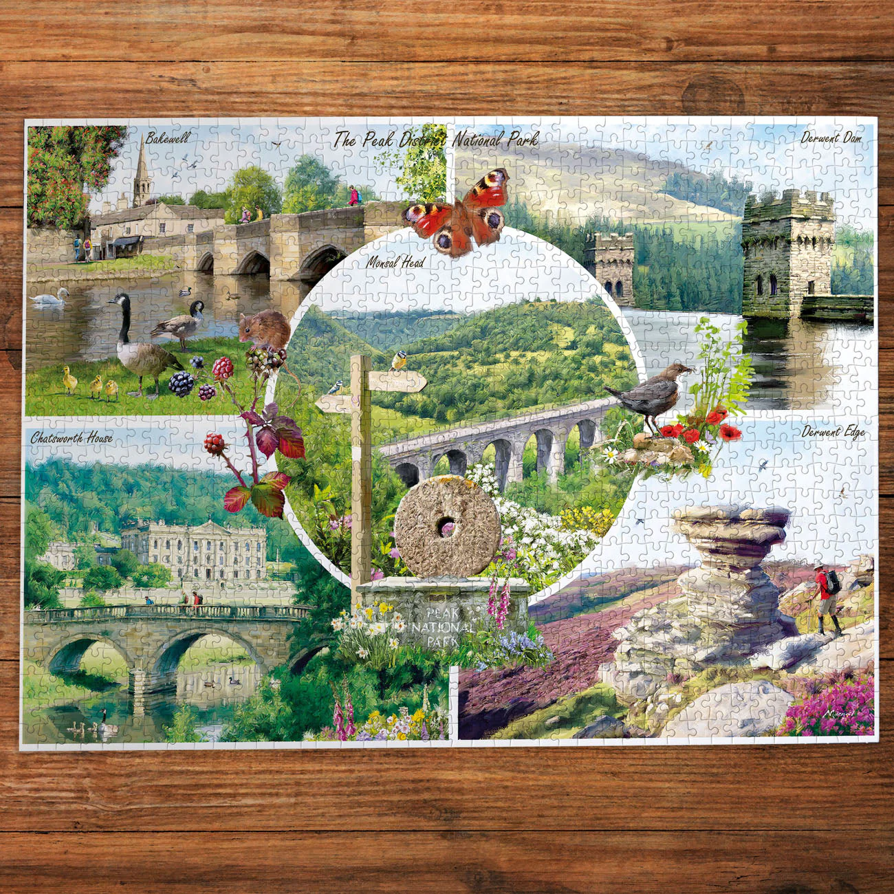 Gibsons The Peak District 1000 piece Jigsaw Puzzle - Image 3