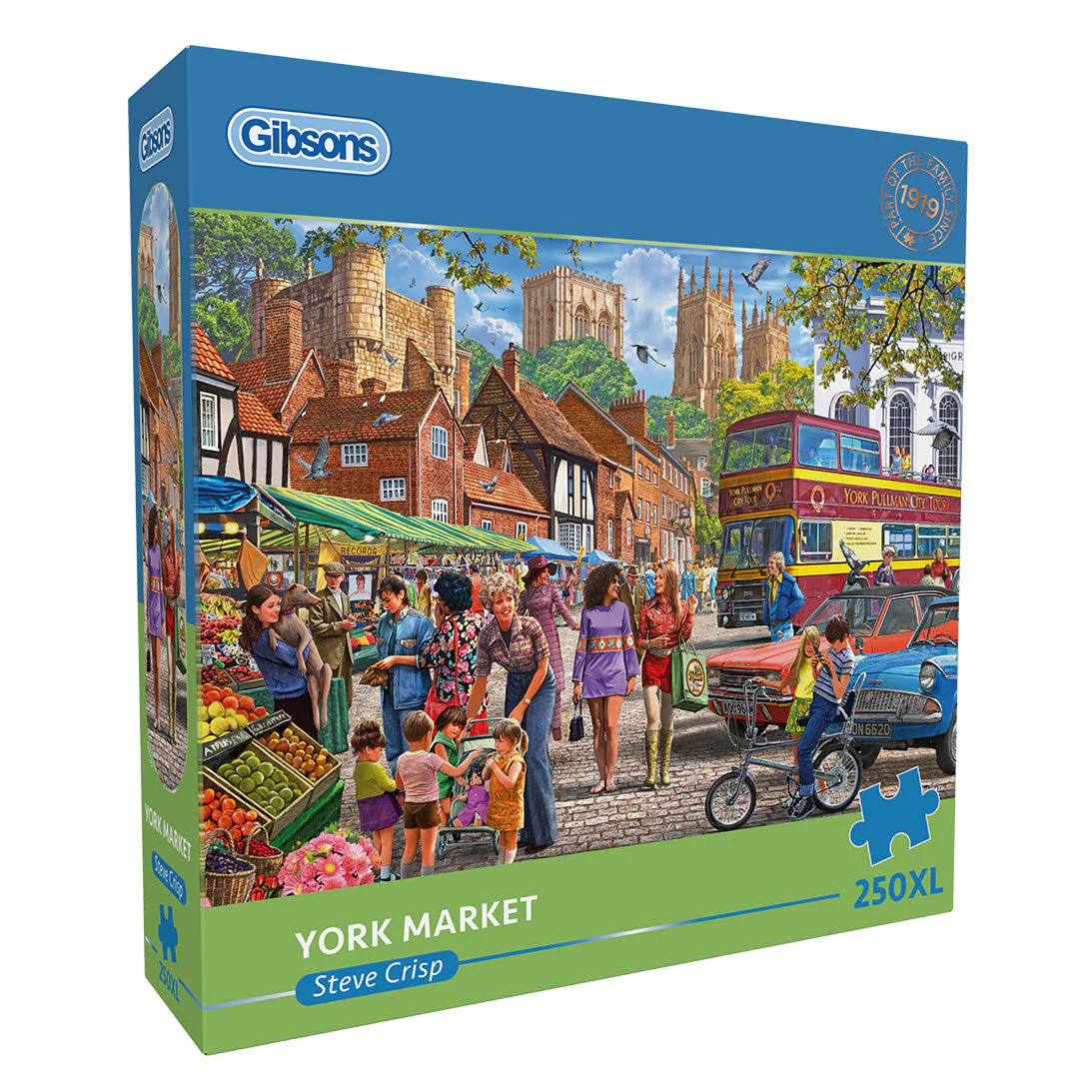 Gibsons York Market 250 X-Large piece Jigsaw Puzzle