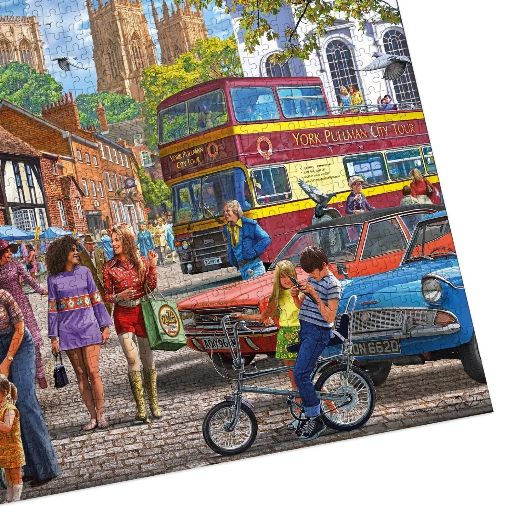 Gibsons York Market 250 X-Large piece Jigsaw Puzzle - Image 5