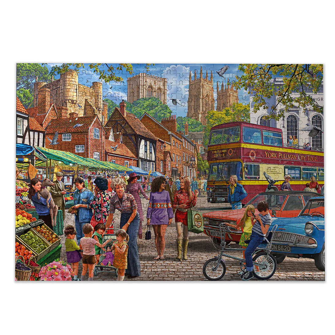 Gibsons York Market 250 X-Large piece Jigsaw Puzzle - Image 6