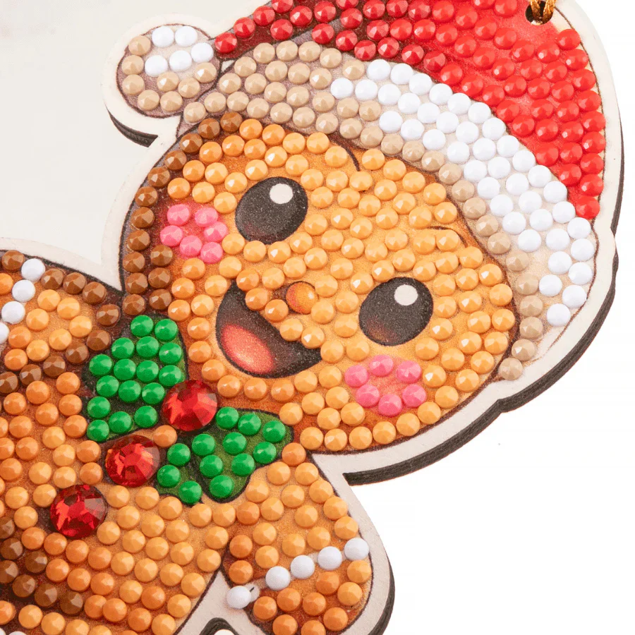 Gingerbread Man, Crystal Art Buddy - Image 4