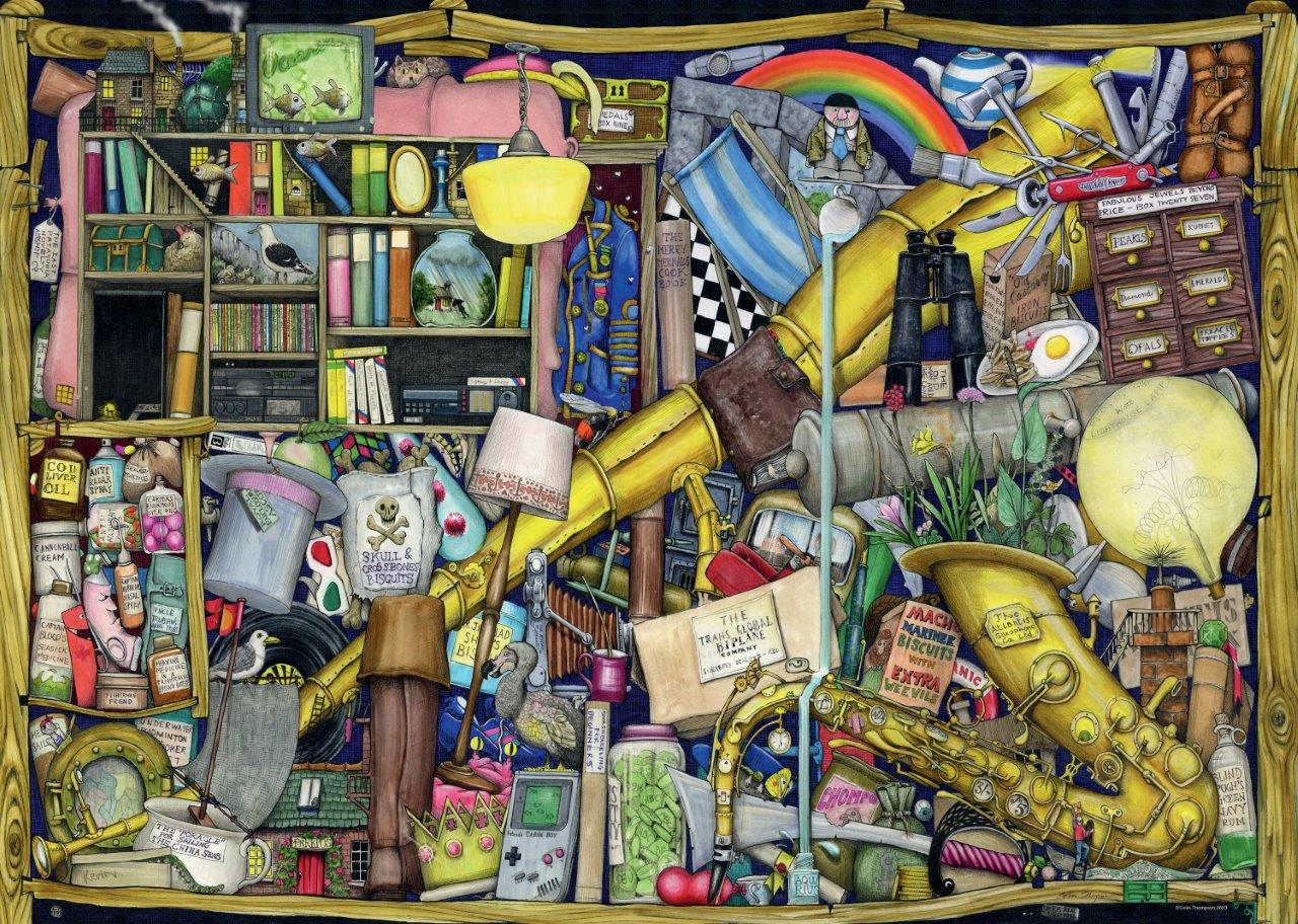 Ravensburger Grandad's Locker 1000 Piece Jigsaw Puzzle - Image 2