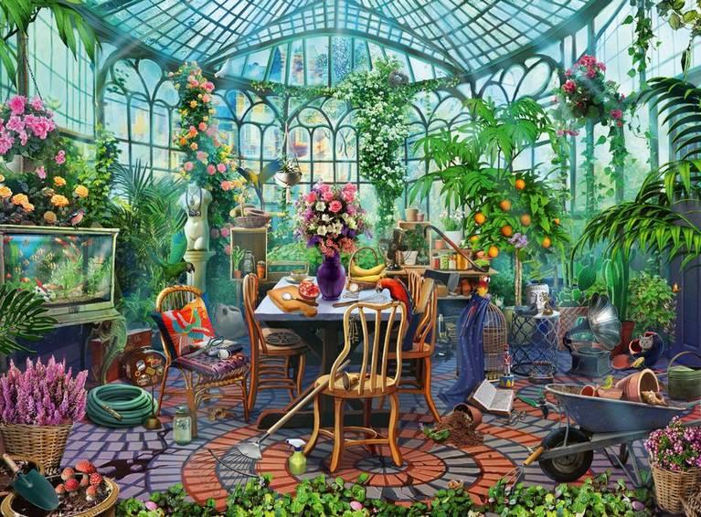 Ravensburger Greenhouse Mornings 500 Piece Jigsaw Puzzle - Image 2