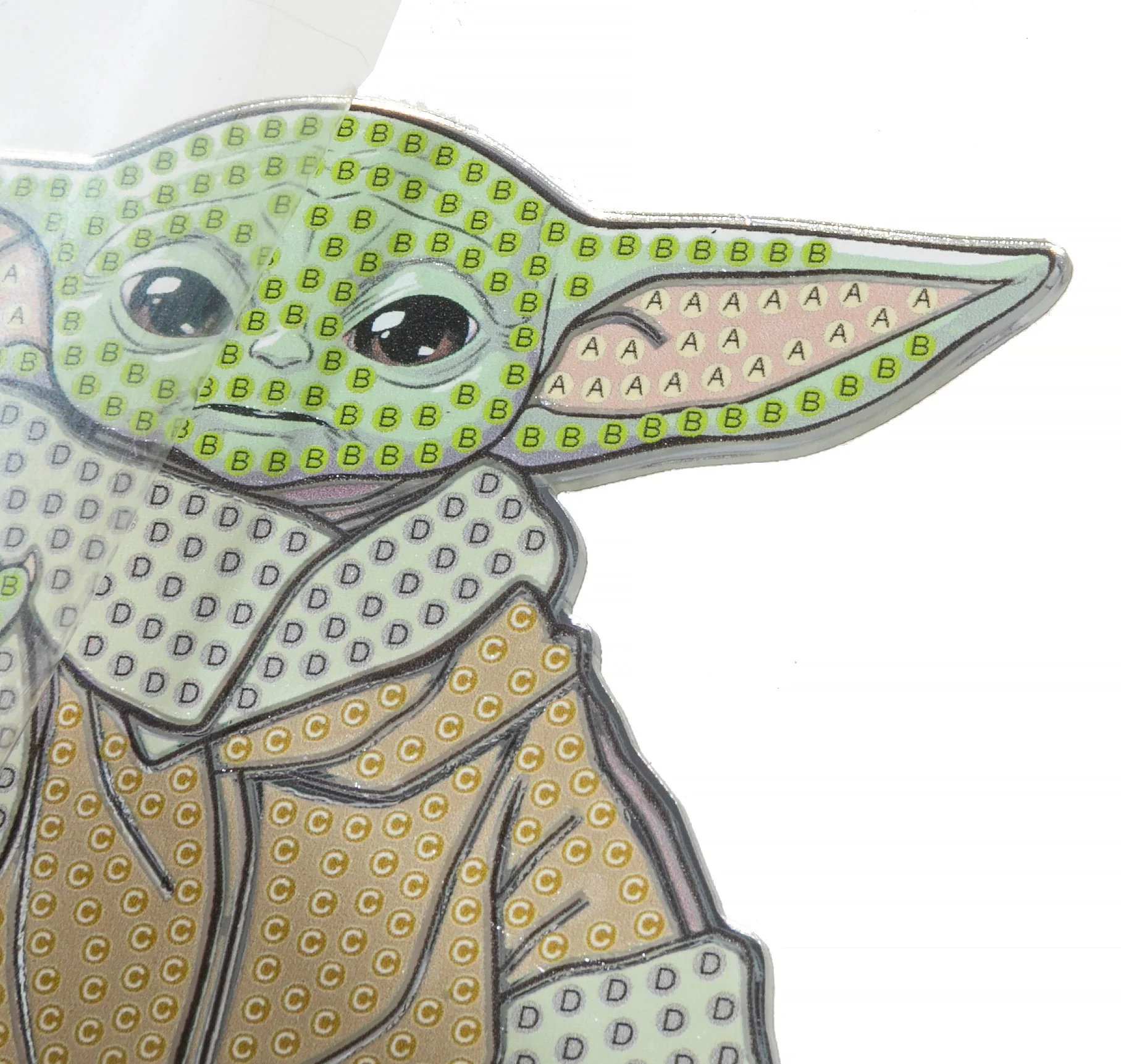 Grogu Crystal Art Mirror Buddy - Image 3