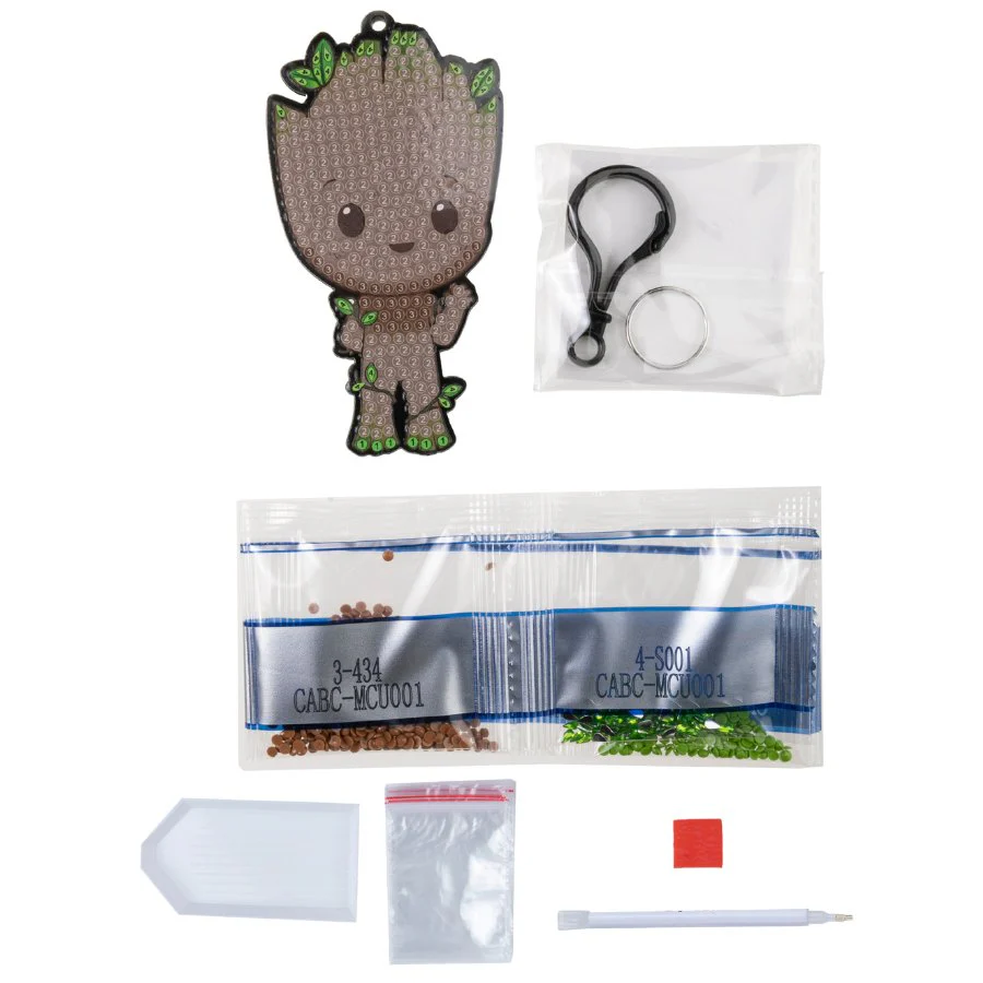 Groot Crystal Art Bag Charm - Image 2