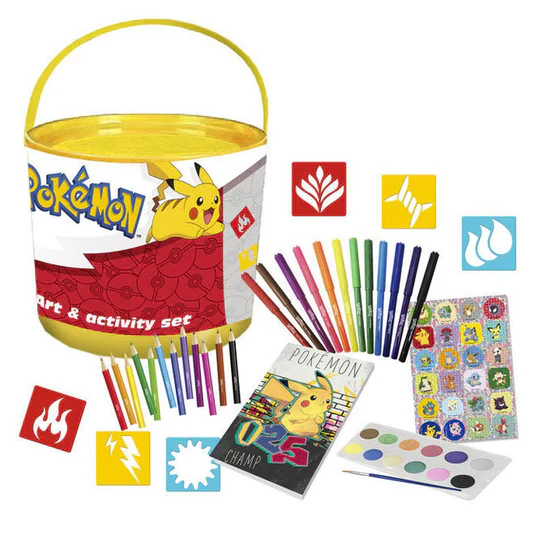 Pokemon Art Set in a Bucket - Image 2