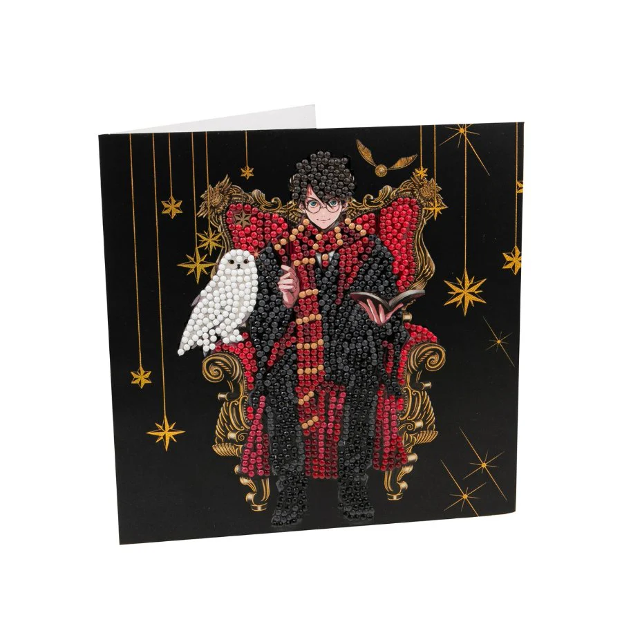 Harry & Hedwig Crystal Art Card - Image 2