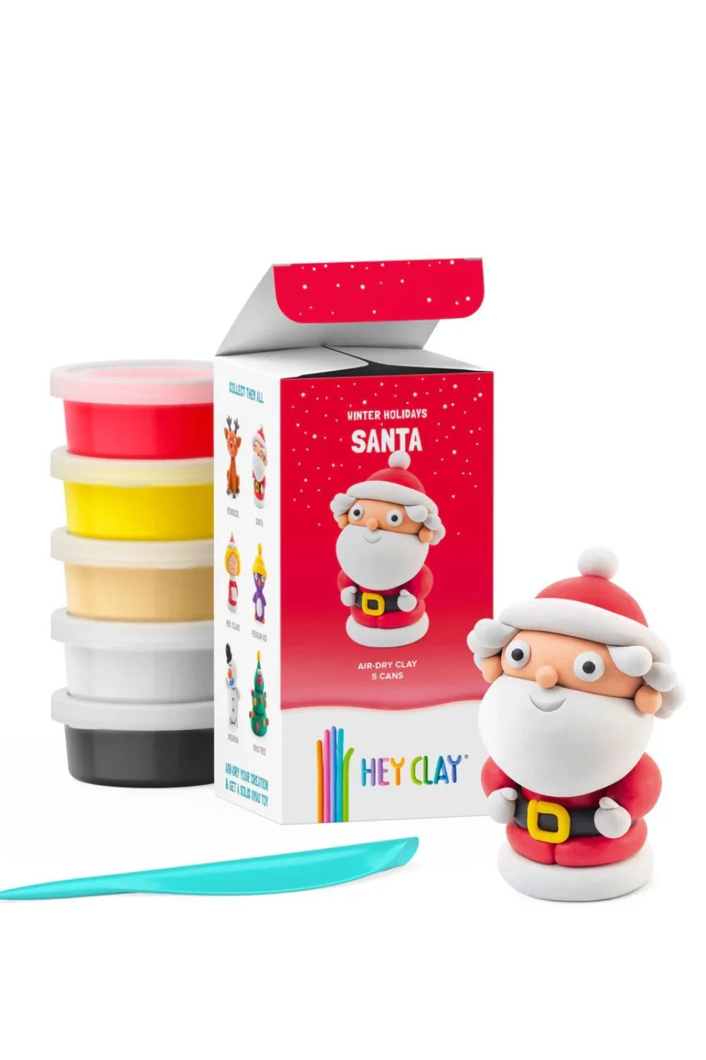 Hey Clay Winter Holiday Santa - Image 3