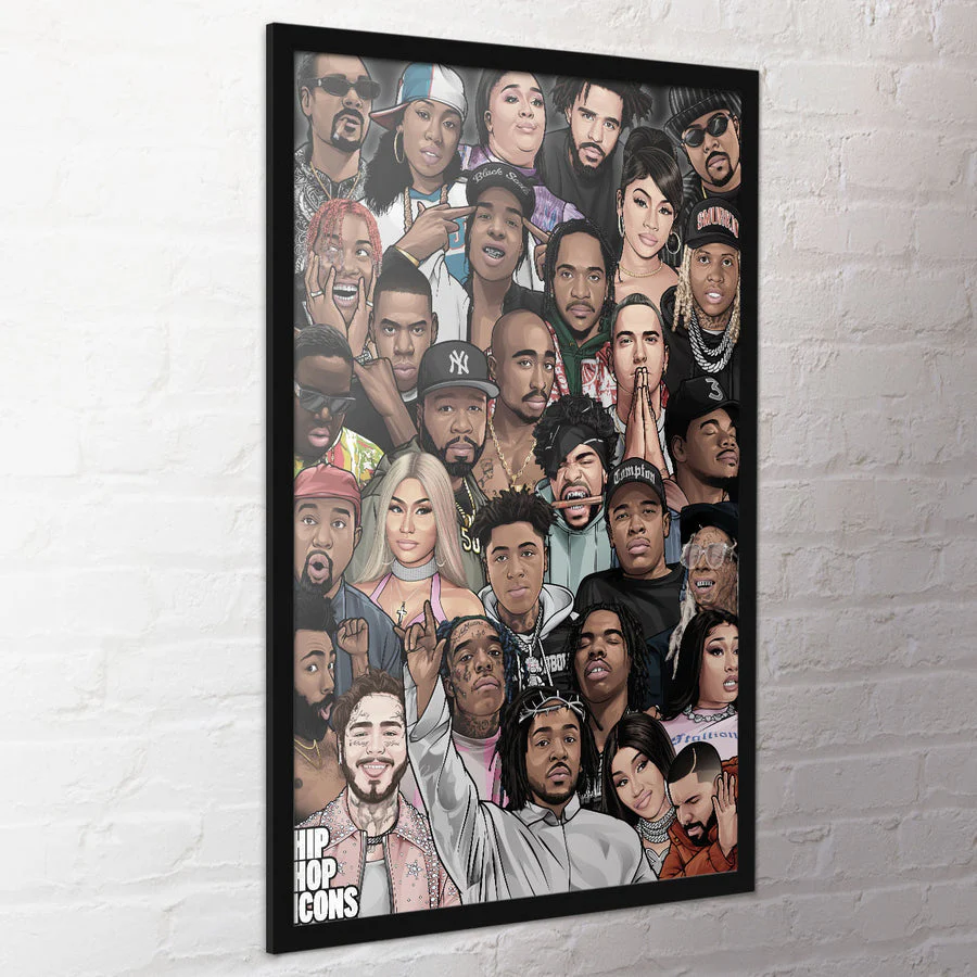 Hip Hop Icons Maxi Poster - Image 3
