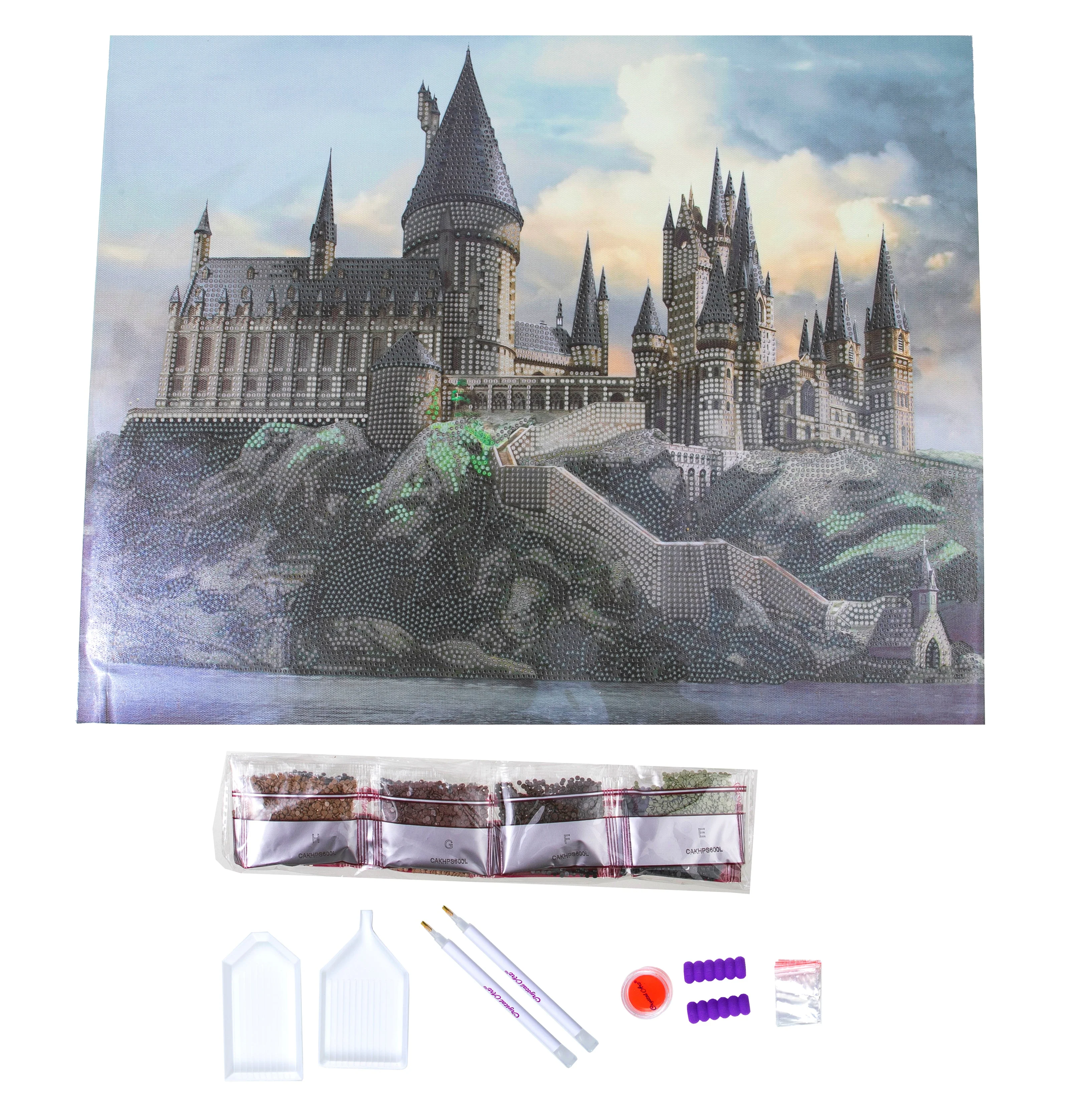 Hogwarts Castle, 40x50cm Crystal Art Kit - Image 2