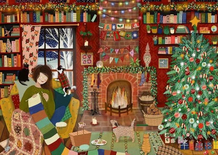 Ravensburger Home for Christmas 1000 Piece Jigsaw Puzzle - Image 2