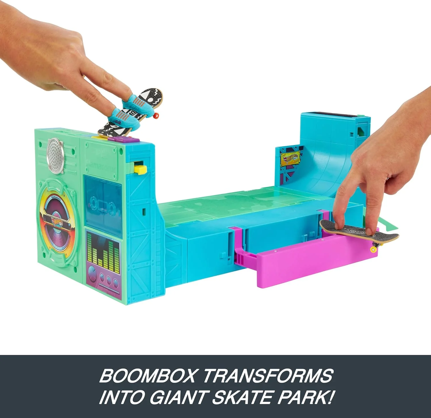 Hot Wheels Skate Boombox Skate Park - Image 4