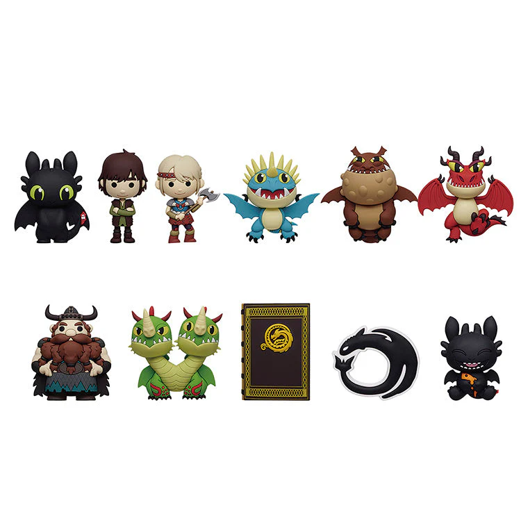 How To Train Your Dragons 3D Mystery Keychains - Image 3
