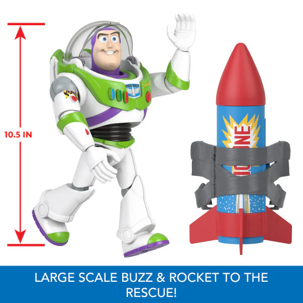 Disney Pixar Toy Story Rocket Rescue Buzz Lightyear - Image 4