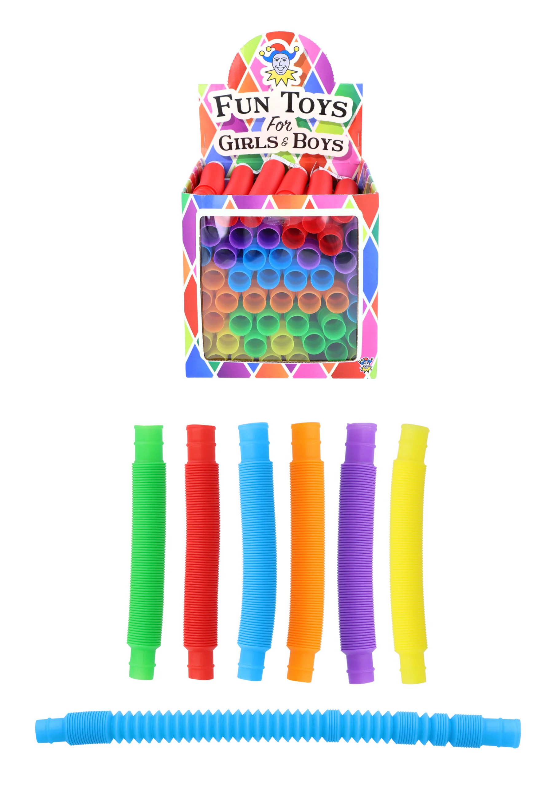 Stretch Tube 14.5-47cm 6 Asst Colours