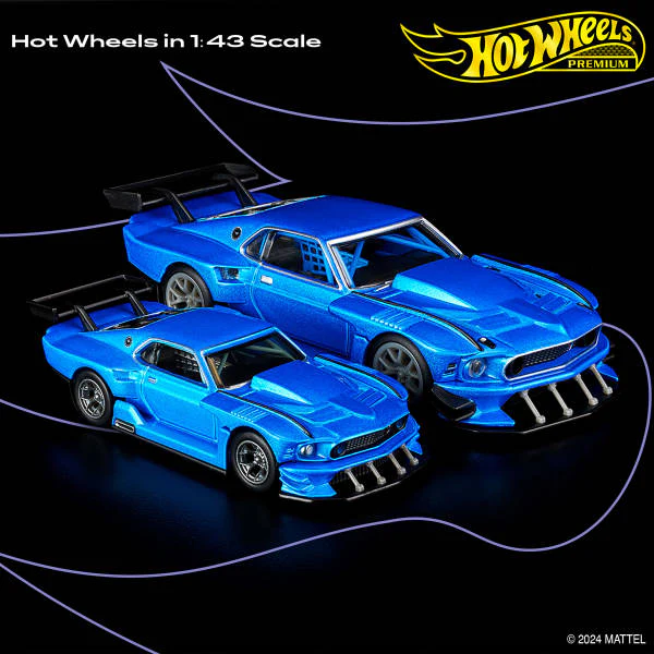 Hot Wheels Premium 1:43 '69 Modified Ford Mustang - Image 4