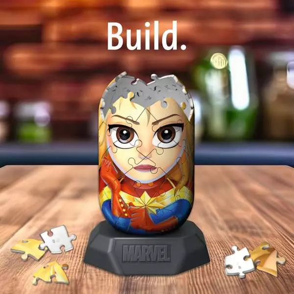 Ravensburger Hylkies Captain Marvel 3D Jigsaw Puzzle - Image 4