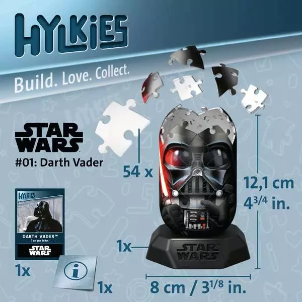 Ravensburger Hylkies Star Wars Darth Vader 3D JigsawPuzzle - Image 7