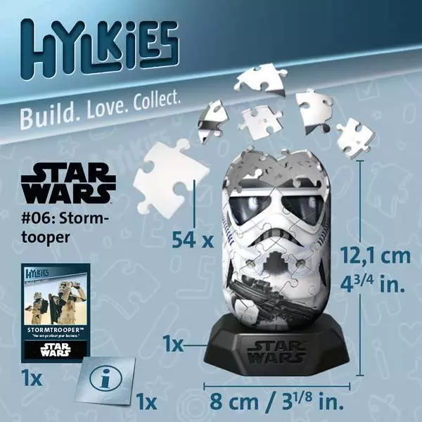 Ravensburger Hylkies Star Wars Stormtrooper 3D Jigsaw Puzzle - Image 7