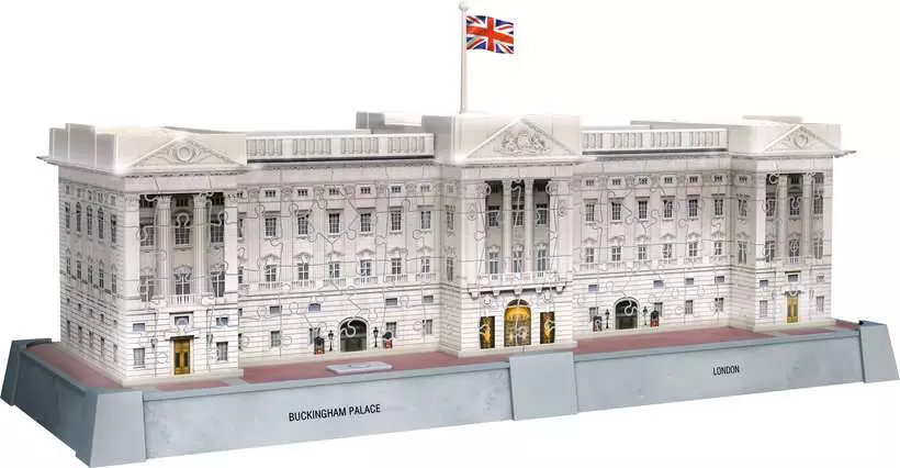 Ravensburger Iconics Buckingham Palace Light Up 216 Piece 3D Jigsaw Puzzle - Image 2