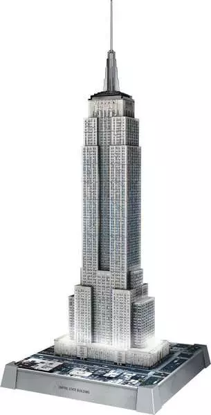 Ravensburger Iconics Empire State Building Light Up 216 Piece 3D Jigsaw Puzzle - Image 3