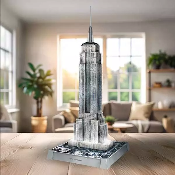 Ravensburger Iconics Empire State Building Light Up 216 Piece 3D Jigsaw Puzzle - Image 7